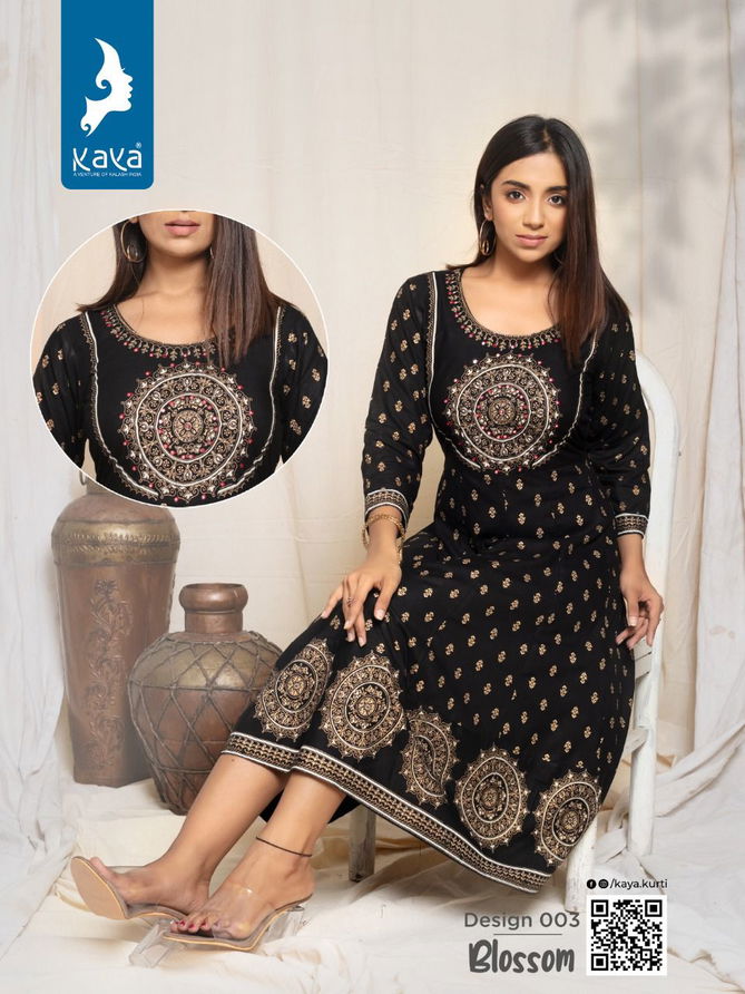 Kaya Blossom New Designer Ethnic Wear Anarkali Kurti Collection